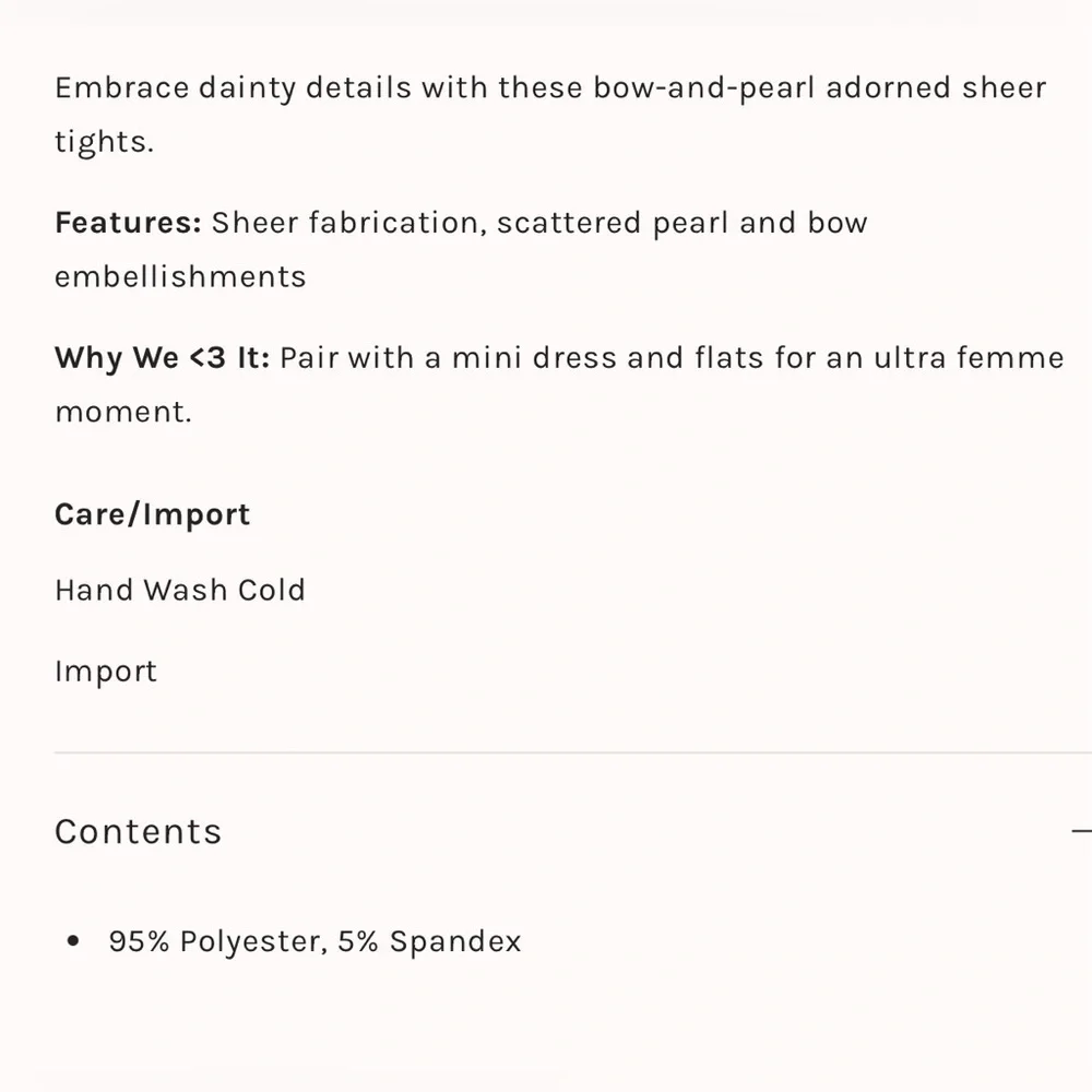 NWT Velvet Bow And Pearl Tights